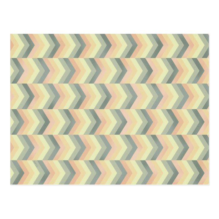 Chevron Graphic Postcard