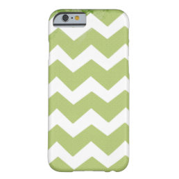Chevron Green White Pattern Barely There iPhone 6 Case
