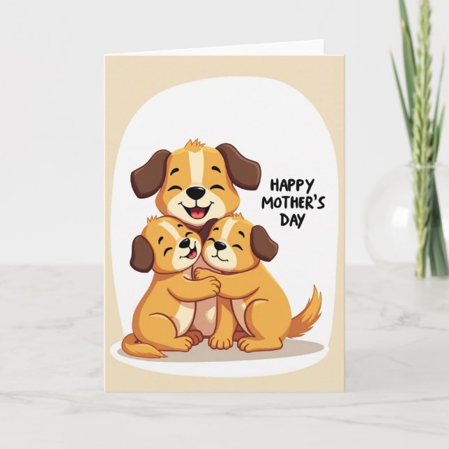 Chevron Happy Mothers Day Card (Front)