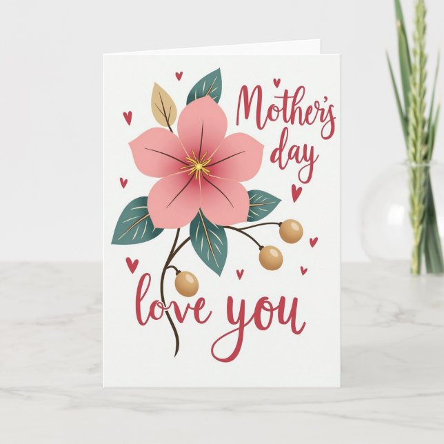 Chevron Heart Celebration Card (Front)