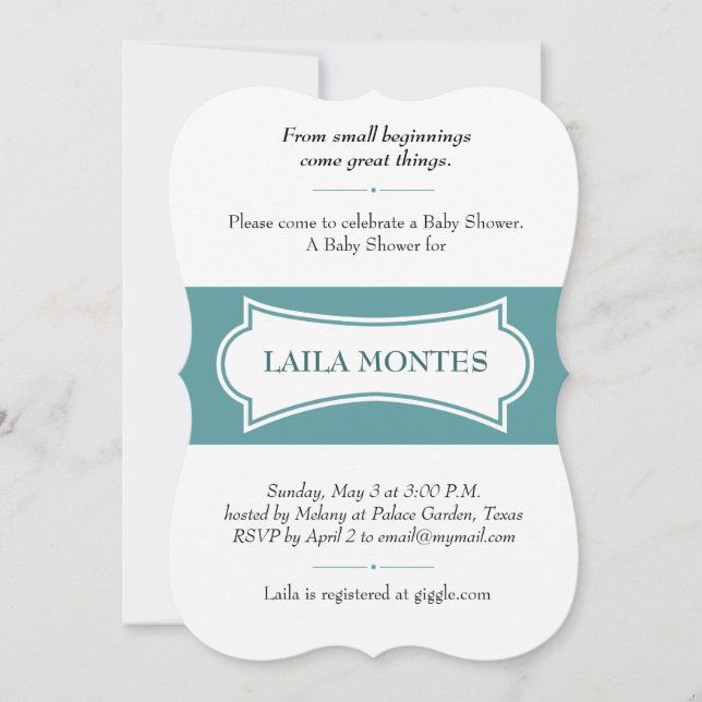 chevron invitation (Front)