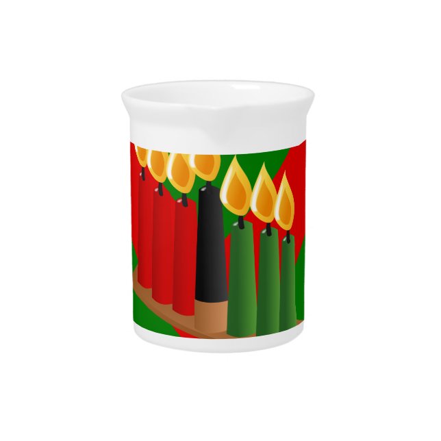 chevron kwanzaa drink pitcher (Front)