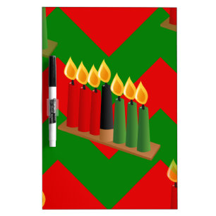 chevron kwanzaa Dry-Erase board