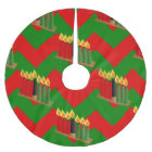 chevron kwanzaa xmas christmas tree skirt