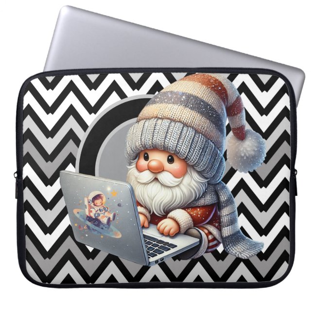 Chevron Laptop Gnome Sleeve (Front)
