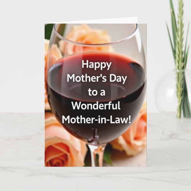 Chevron Loving Message Day Card (Front)