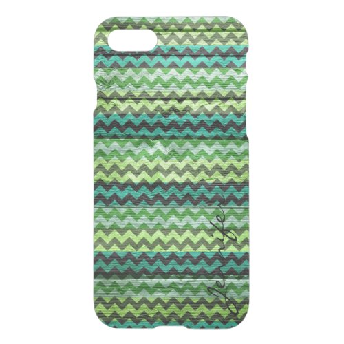 Chevron Modern Wood iPhone SE87 Case