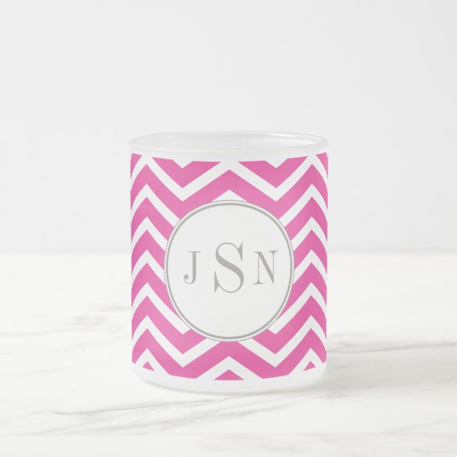 Chevron Monogram Mug (Center)