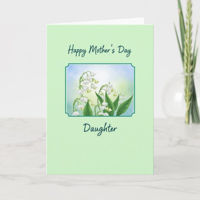 Chevron Mothers Day Daughter Card (Front)