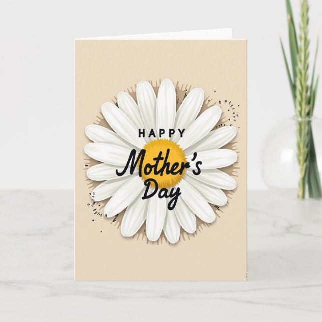 Chevron Mothers Day Happy Card (Front)