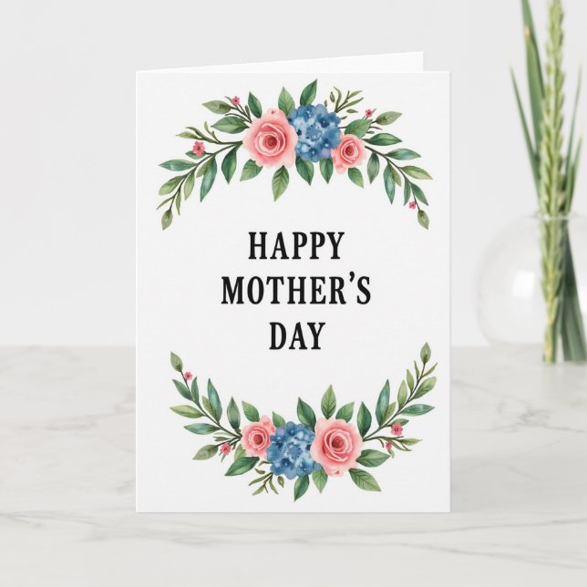 Chevron Mothers Day Tribute Card (Front)