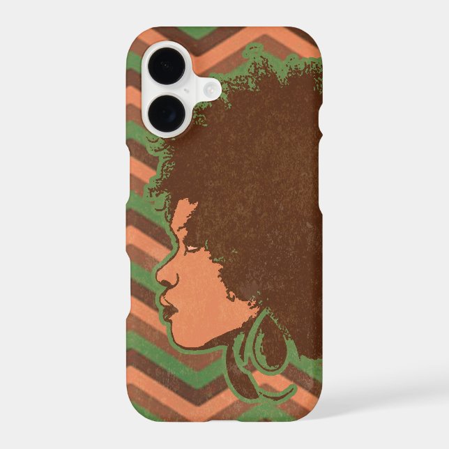 Chevron Natural Iphone Case (Back)