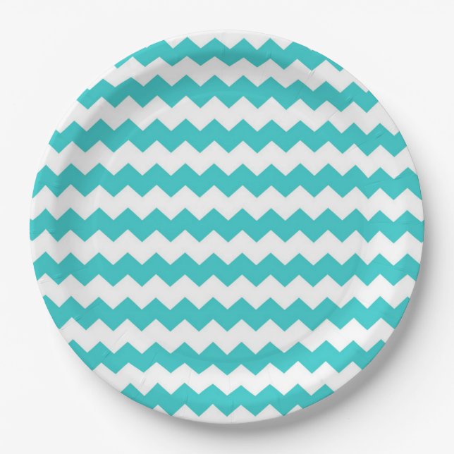Chevron Paper Plates (Front)