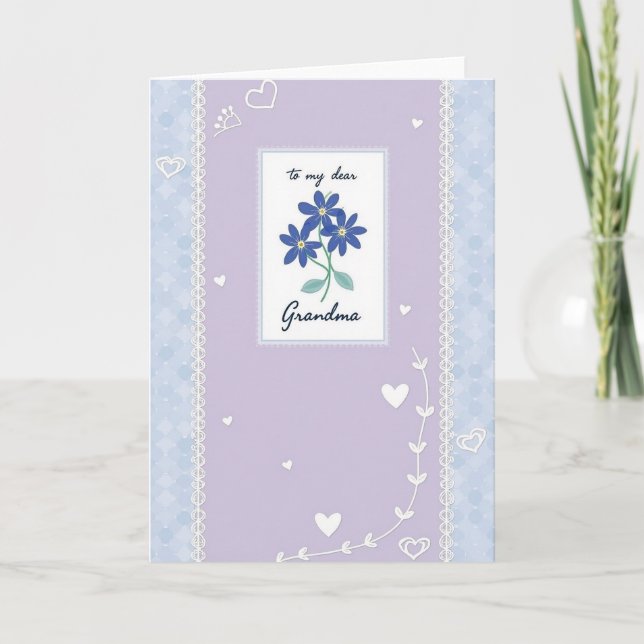Chevron Pastel Affection Card (Front)