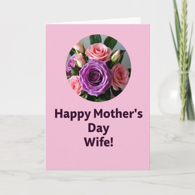 Chevron Pastel Sentiment Card (Front)