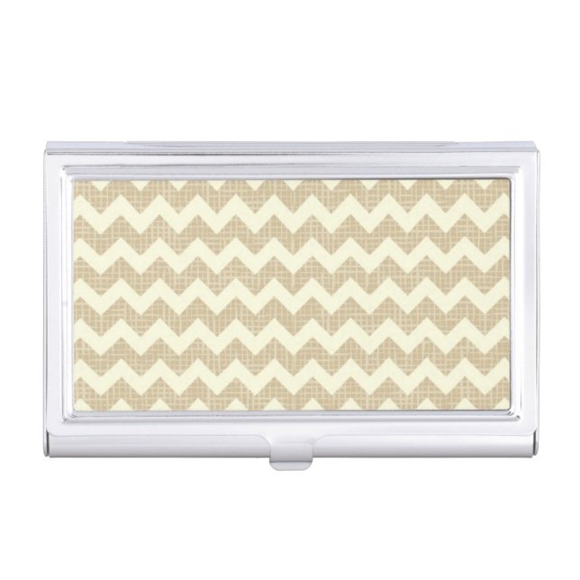 Chevron Pattern 2 Business Card Case (Front)