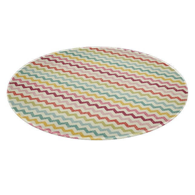 Chevron Pattern 4 Cutting Board (Corner)