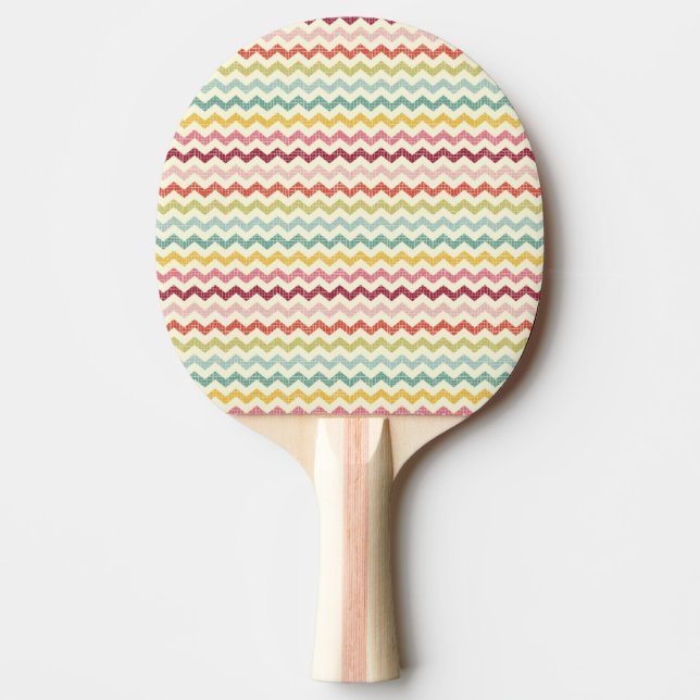 Chevron Pattern 4 Ping Pong Paddle (Front)