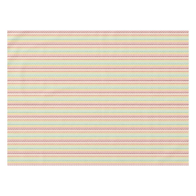 Chevron Pattern 4 Tablecloth (Front (Horizontal))
