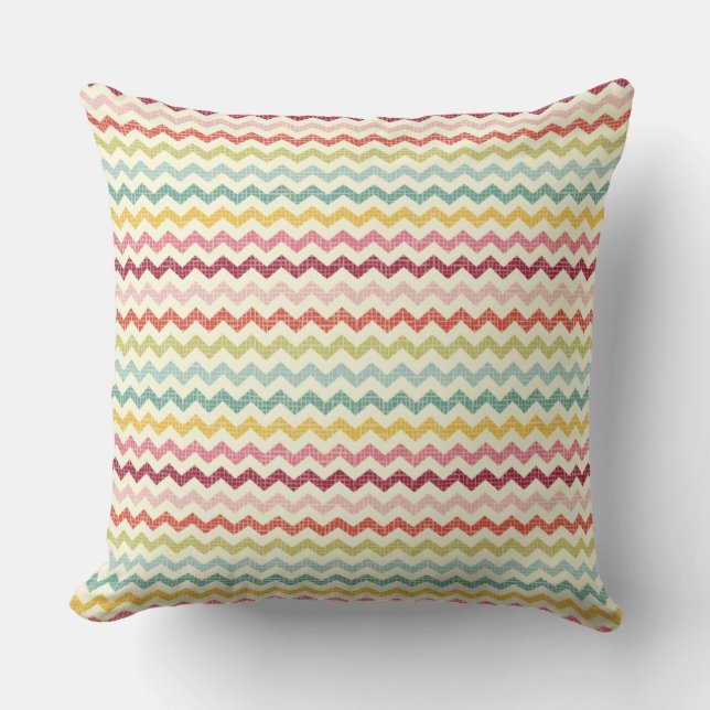 Chevron Pattern 4 Throw Pillow (Front)