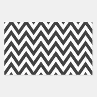 Black and White Chevron Rhombus Pattern Sticker for Sale by All