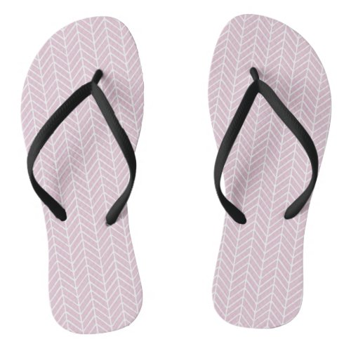 Chevron Pattern Design Flip Flops