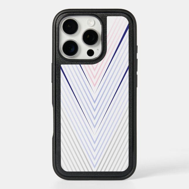 Chevron Pattern Design Otterbox iPhone Case (Back)