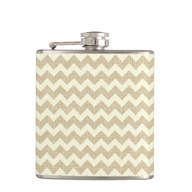 Chevron Pattern Flask (Front)