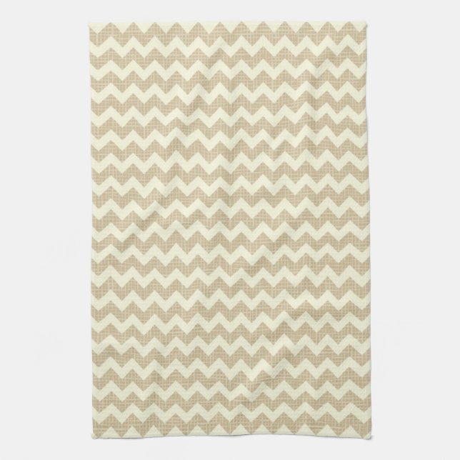 Chevron Pattern Kitchen Towel (Vertical)