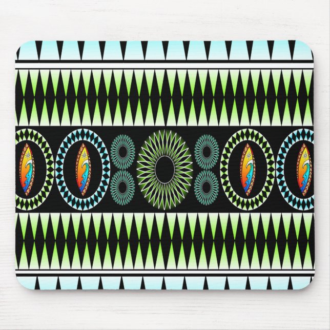 Chevron  Pattern Mouse Pad (Front)