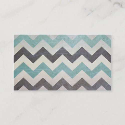 Chevron Pattern on Metal Texture Business Card