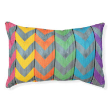 Chevron Pattern On Wood Texture by Shirley Taylor