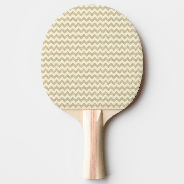 Chevron Pattern Ping-Pong Paddle (Front)