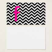 Chevron Pattern with Monogram (Front & Back)