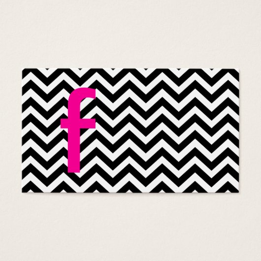 Chevron Pattern with Monogram (Front)