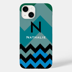 Chevron Personalized Modern Case-Mate iPhone 14 Case