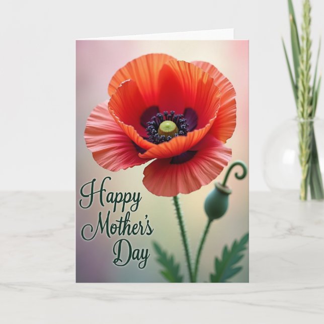 Chevron Petal Celebration Card (Front)