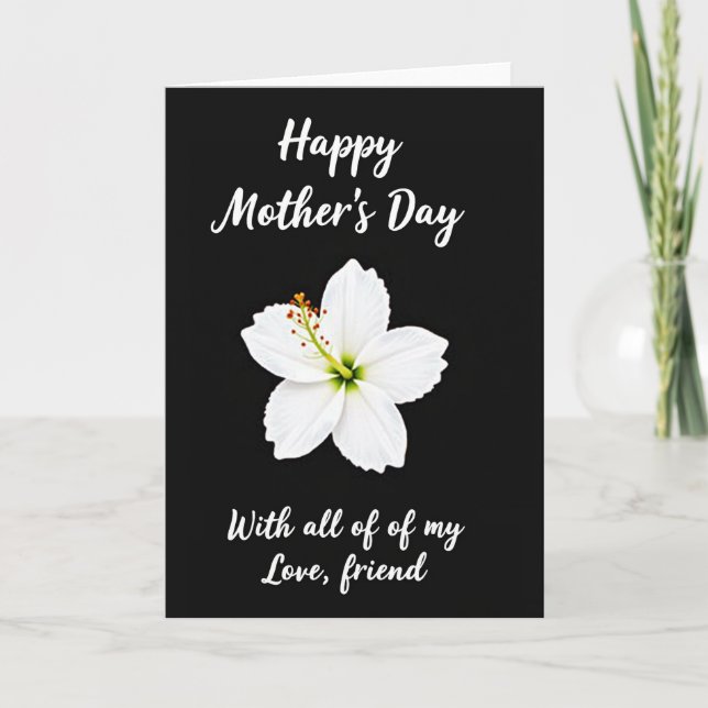 Chevron Radiant Bloom Love Card (Front)