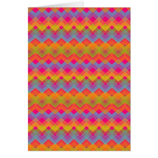 Chevron Rainbow Pattern Cards (Front)