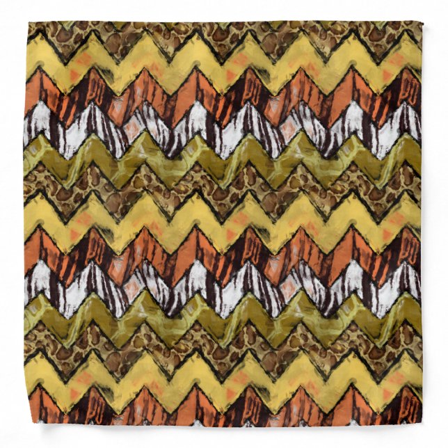 Chevron Safari Bandana (Front)