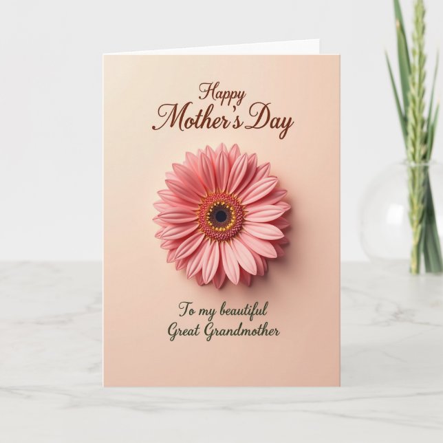 Chevron Script Affection Card (Front)