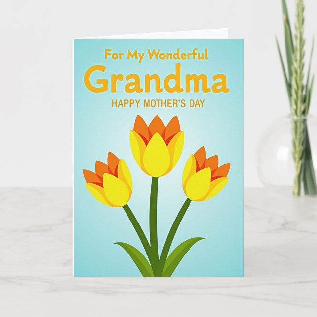 Chevron Sky Azure Card (Front)