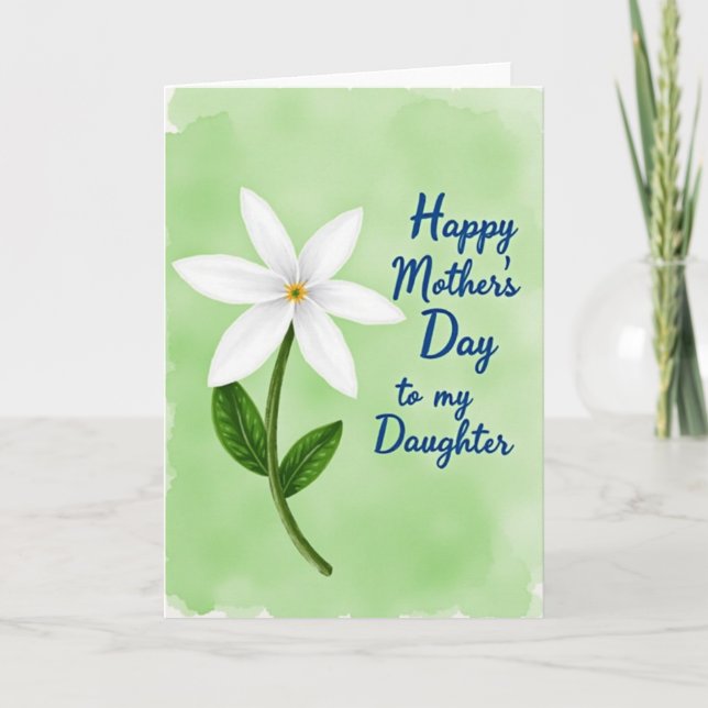 Chevron Spring Celebration Card (Front)