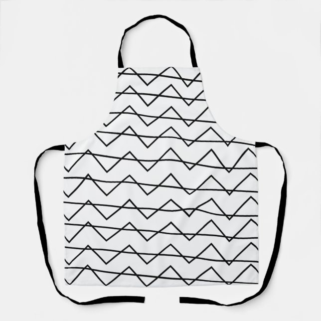 Chevron Stripe  Apron (Front)