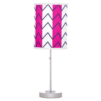 Chevron Stripe Pink and White Geometric Pattern