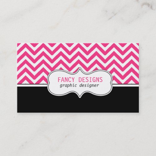 Chevron Stripes Business Card