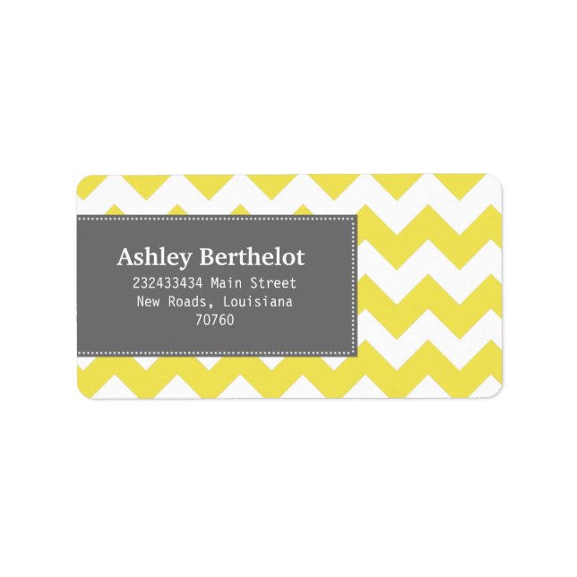 Chevron Stripes (Today's Best Award) Label (Front)