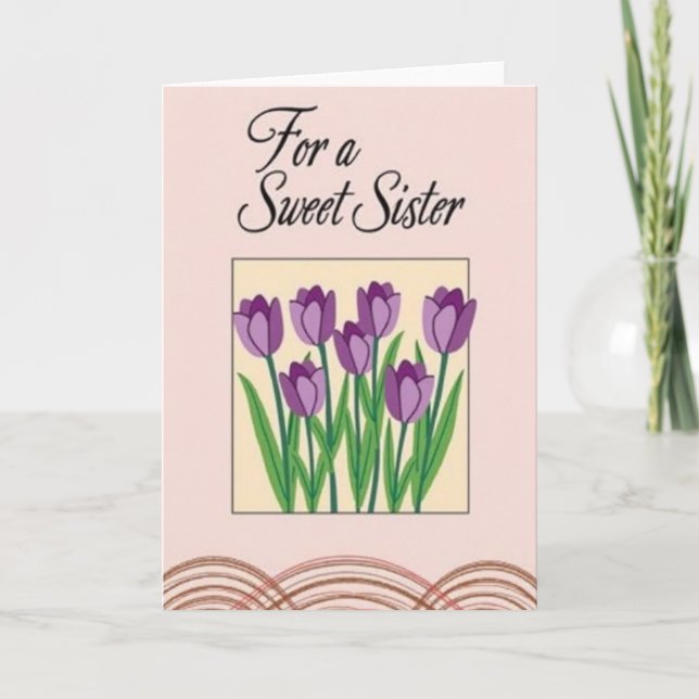 Chevron Style Affection Card (Front)