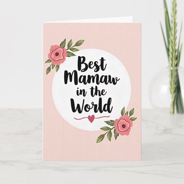 Chevron Thank You Message Card (Front)