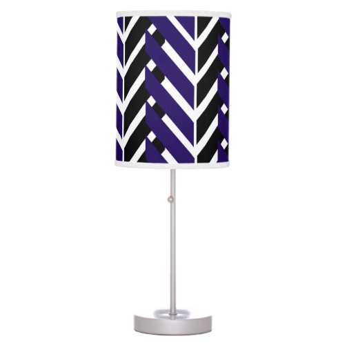 Chevron Trendy Zigzag Pattern Table Lamp